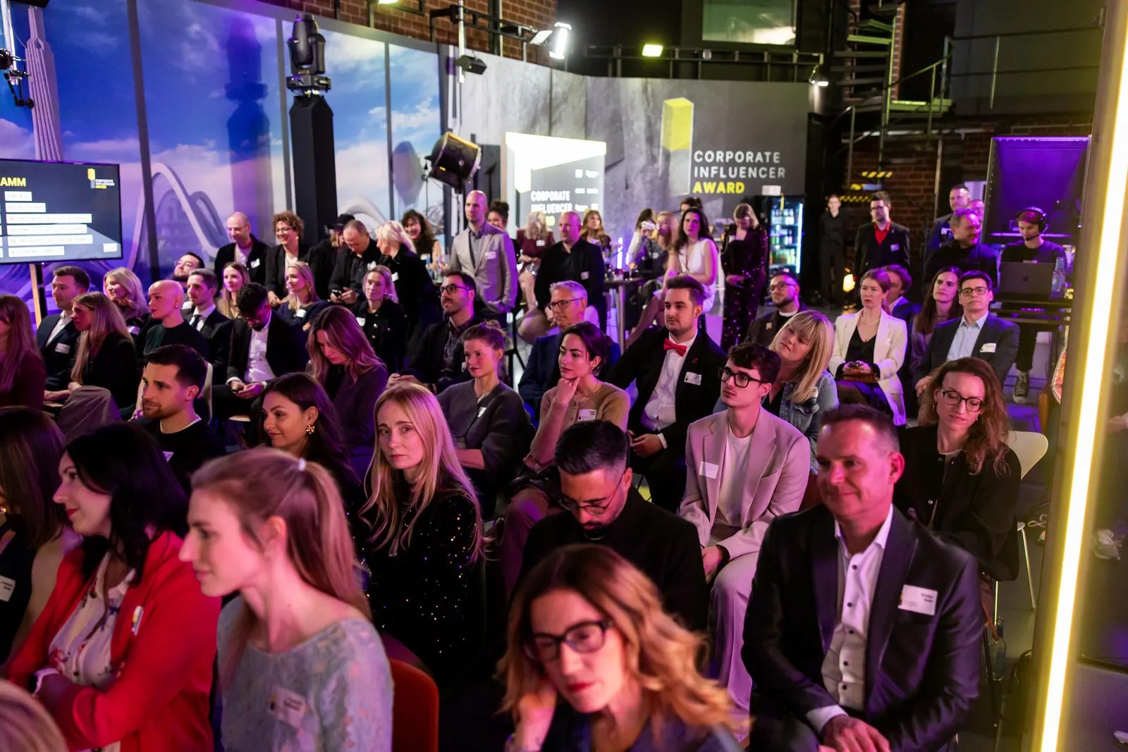 Corporate Influencer Award: voll besetzte Reihen im Neyroo Studio